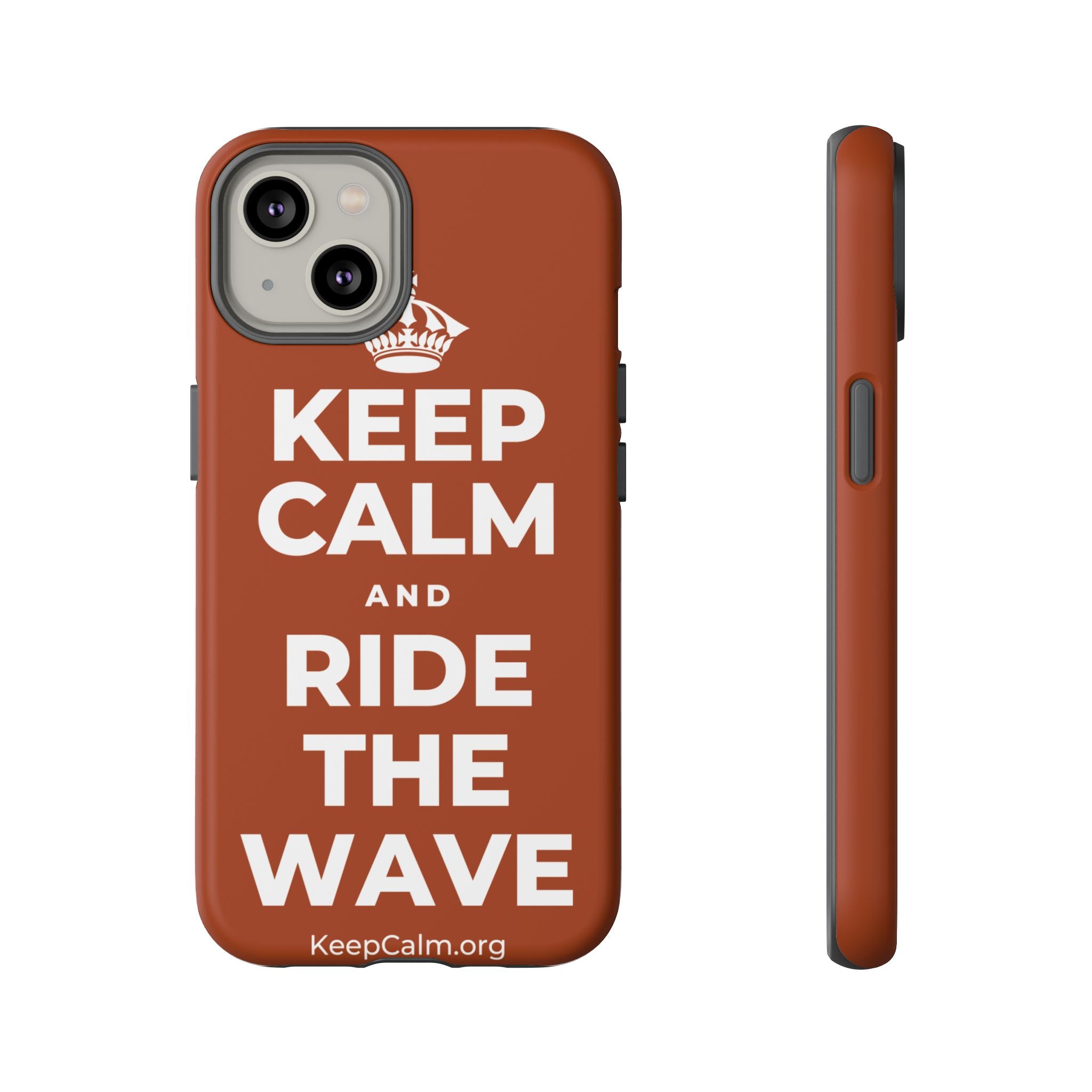 KEEP CALM AND RIDE THE WAVE Phone Case