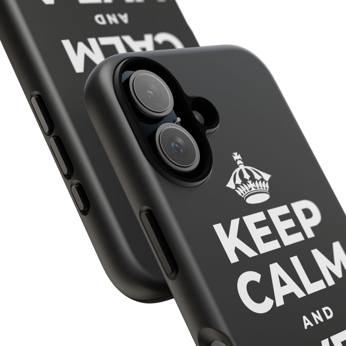 KEEP CALM AND LIVE A LITTLE Phone Case