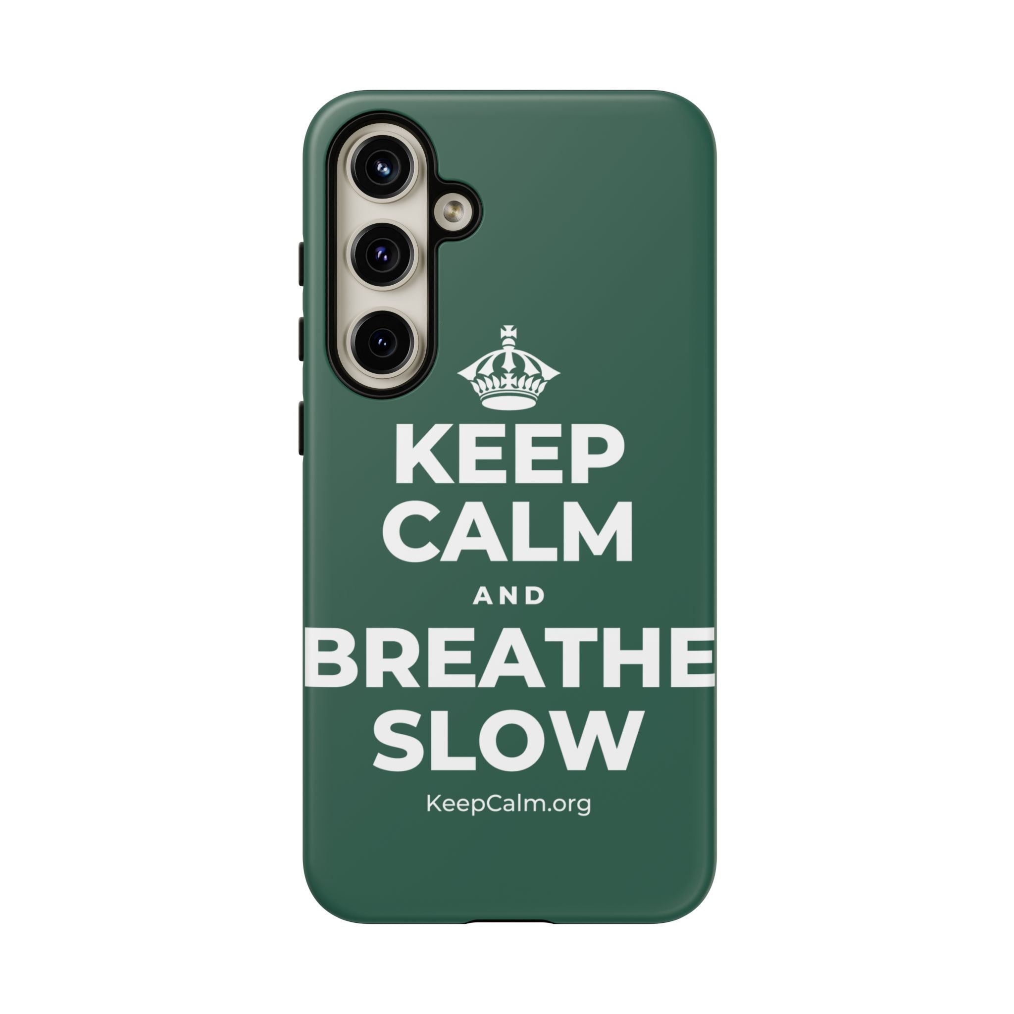 KEEP CALM AND BREATHE SLOW Phone Case