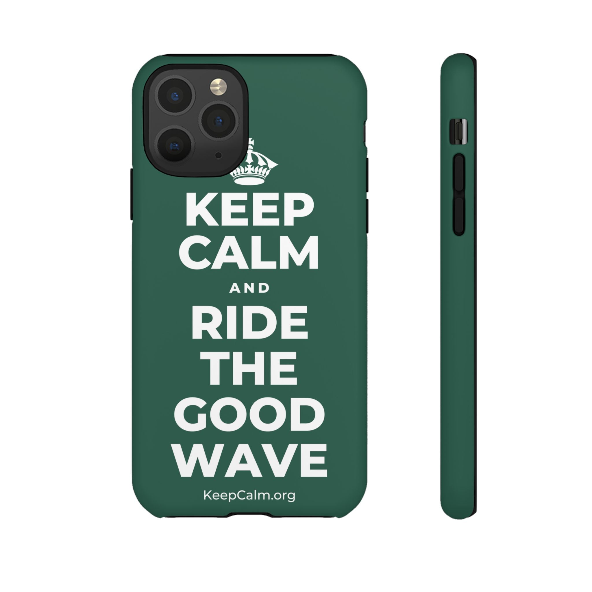 KEEP CALM AND RIDE THE GOOD WAVE Phone Case