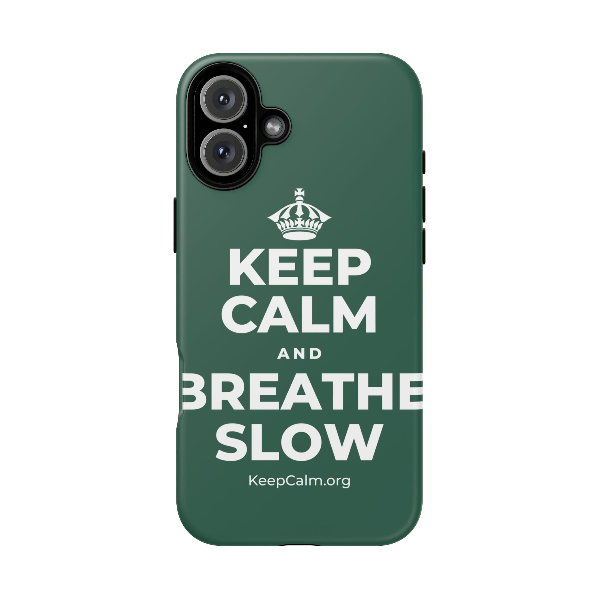 KEEP CALM AND BREATHE SLOW Phone Case