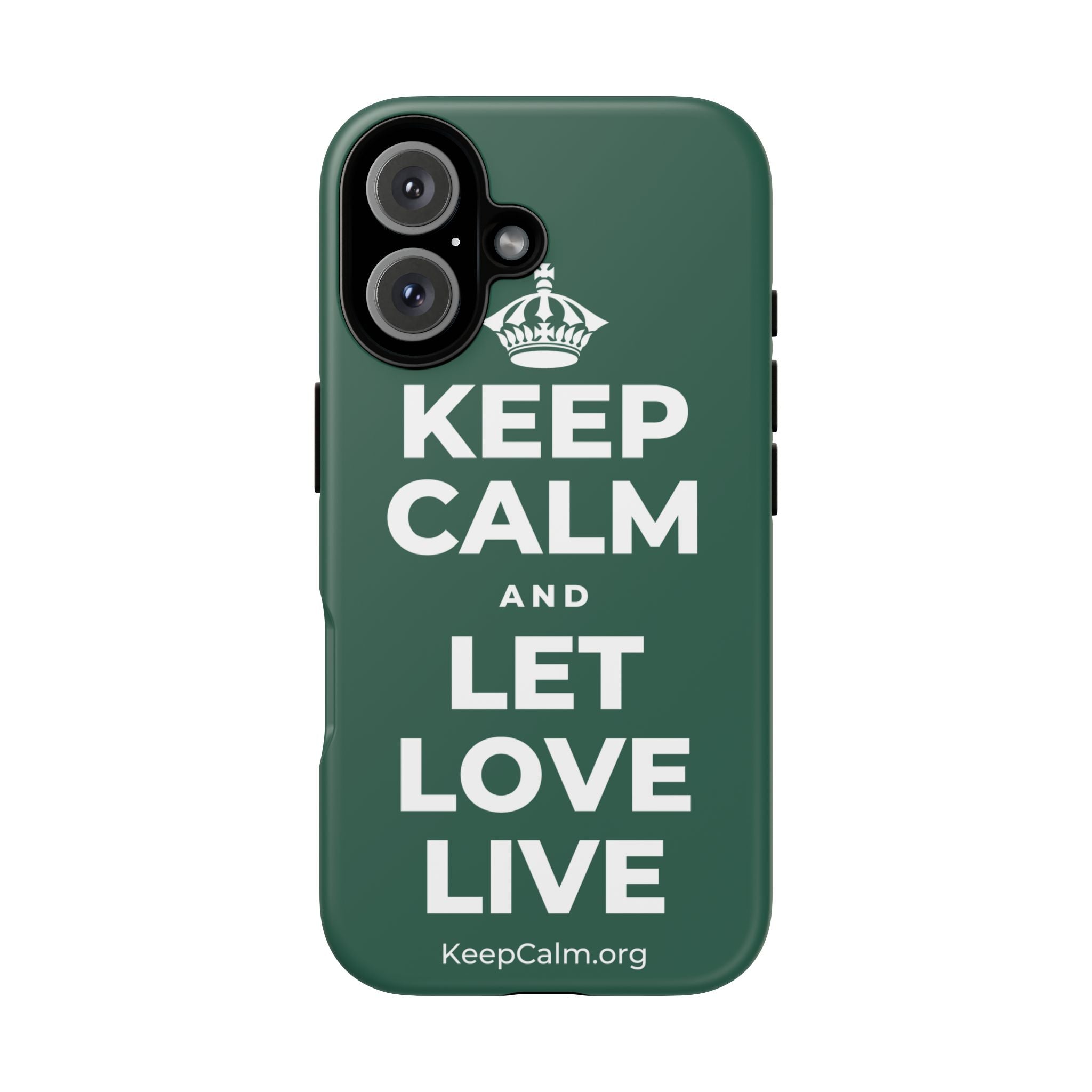 KEEP CALM AND LET LOVE LIVE Phone Case