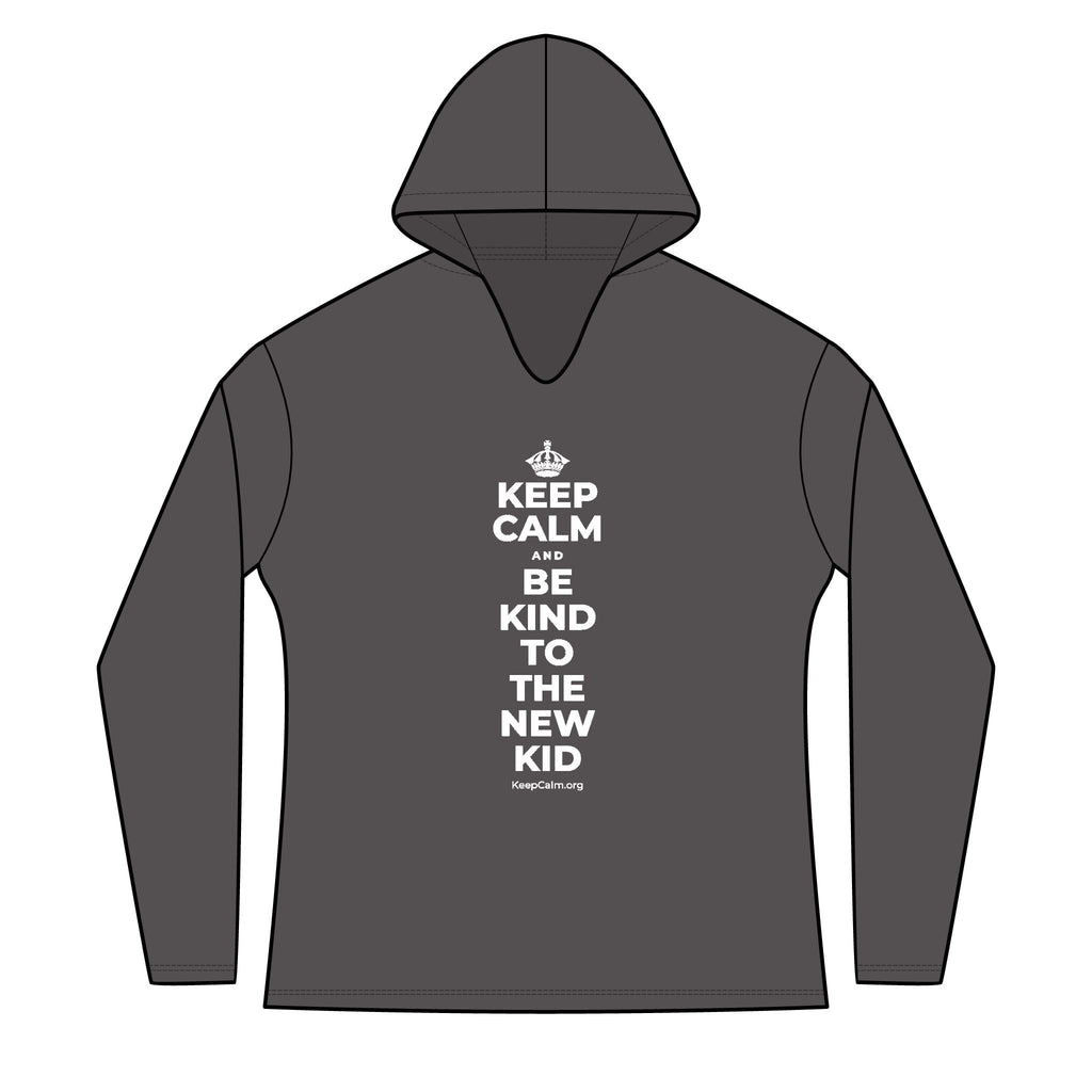 KEEP CALM AND BE KIND TO THE NEW KID Women's Long Sleeve Hoodie