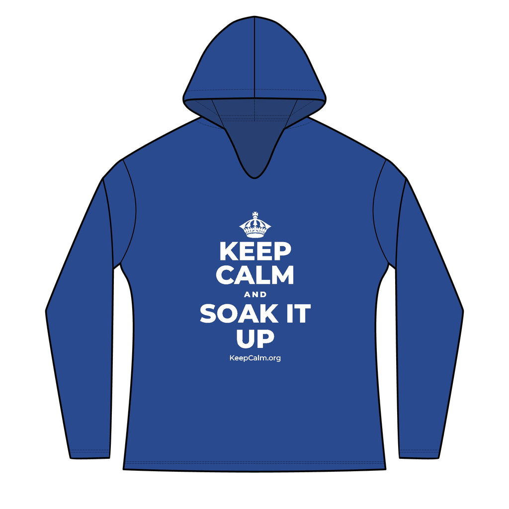 KEEP CALM AND SOAK IT UP Women's Long Sleeve Hoodie