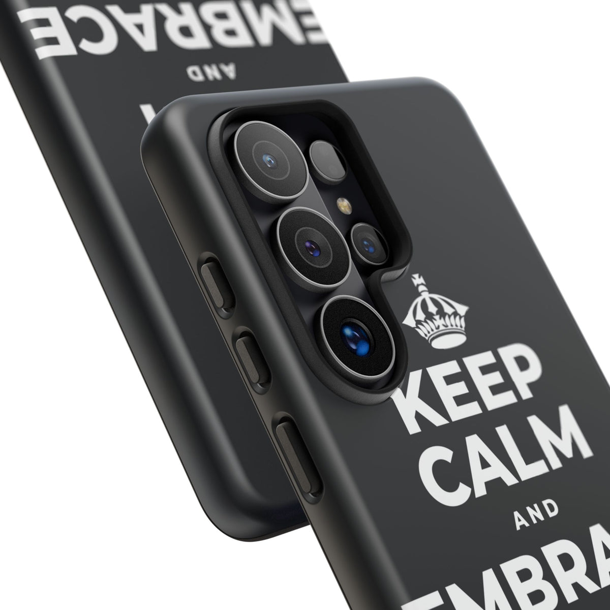 KEEP CALM AND EMBRACE THE CHANGE Phone Case (Dark)