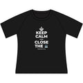 KEEP CALM AND CLOSE THE 💻 Women's Raglan Tee