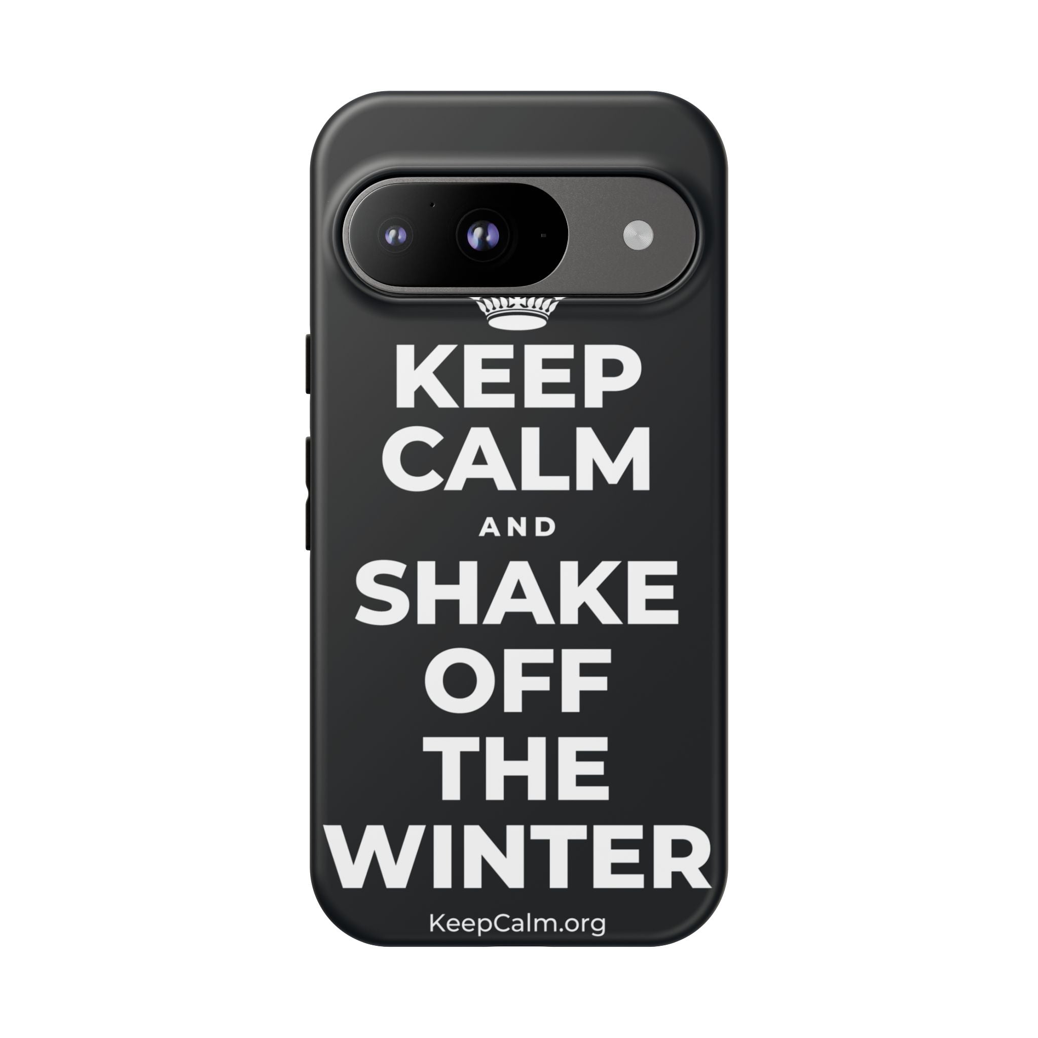 KEEP CALM AND SHAKE OFF THE WINTER Phone Case (Dark)