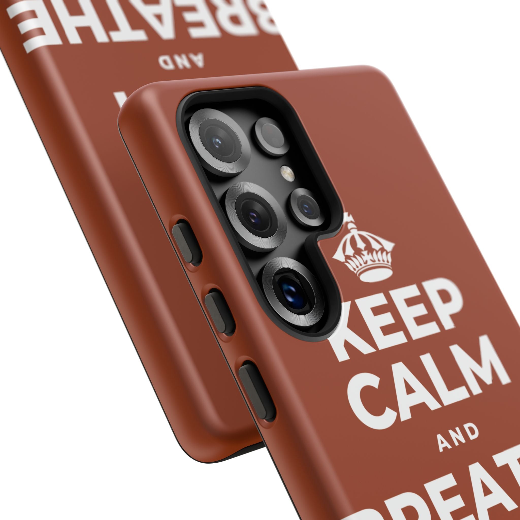 KEEP CALM AND BREATHE IN FOR FOUR Phone Case