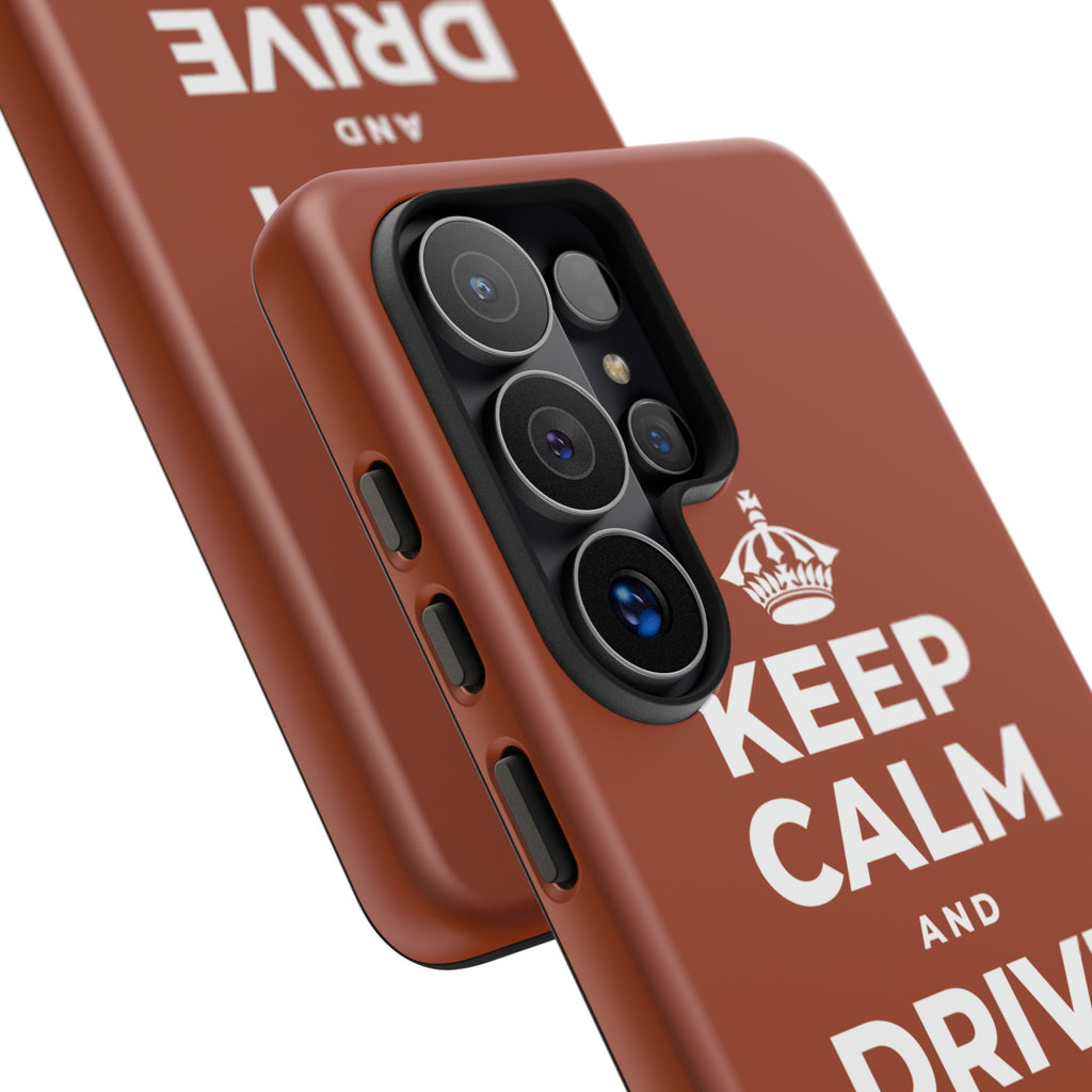 KEEP CALM AND DRIVE THE LONG WAY Phone Case