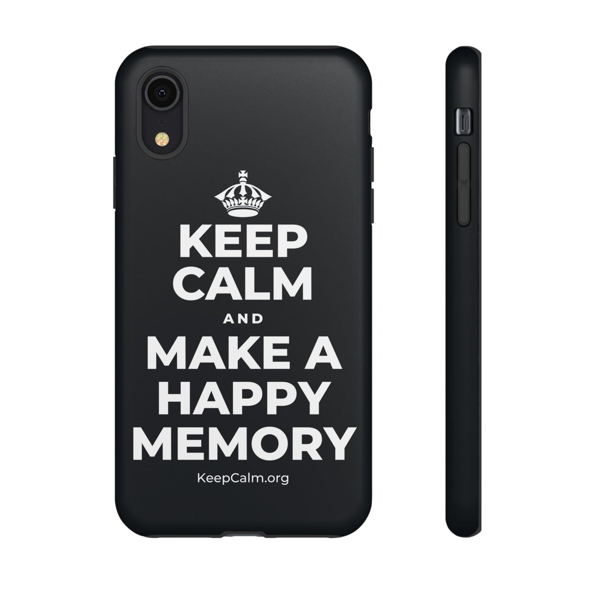 KEEP CALM AND MAKE A HAPPY MEMORY Phone Case (Dark)