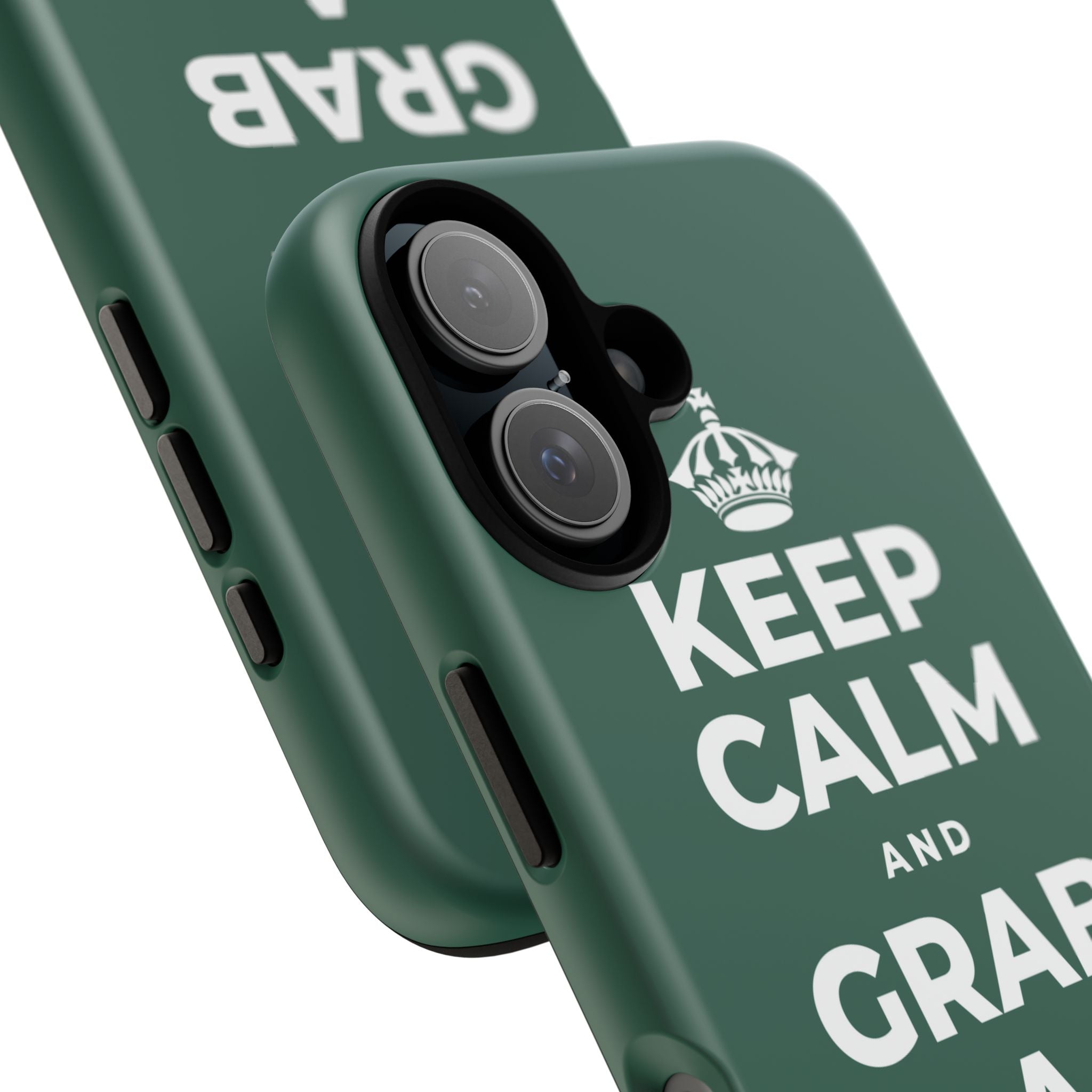 KEEP CALM AND GRAB A WARM DRINK Phone Case