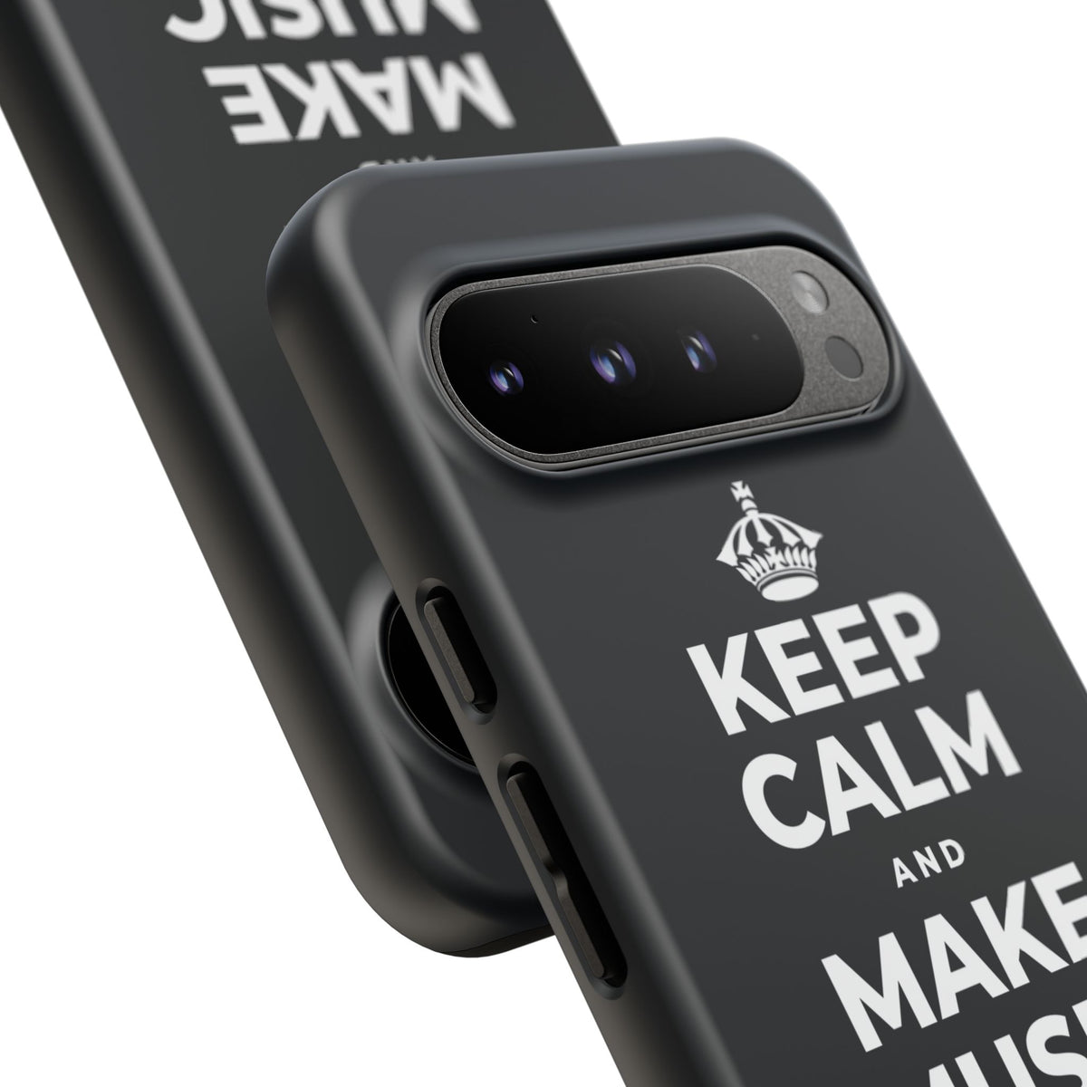 KEEP CALM AND MAKE MUSIC THAT HEALS Phone Case (Dark)