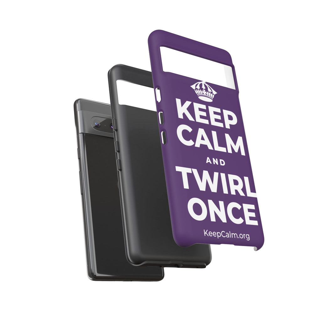 KEEP CALM AND TWIRL ONCE Phone Case