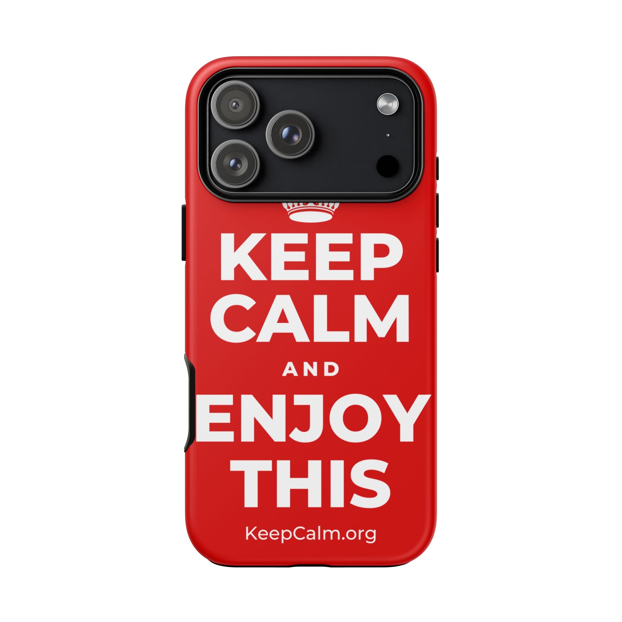 KEEP CALM AND ENJOY THIS Phone Case