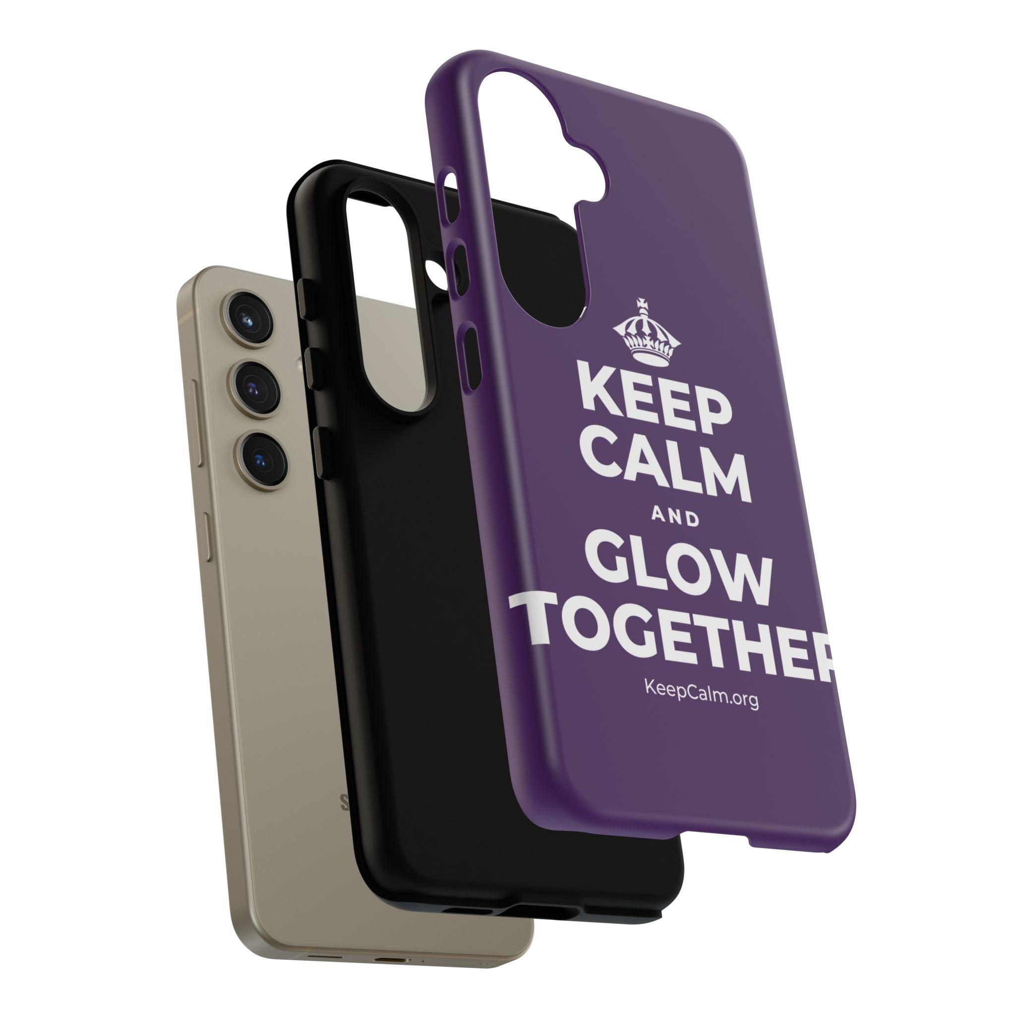 KEEP CALM AND GLOW TOGETHER Phone Case