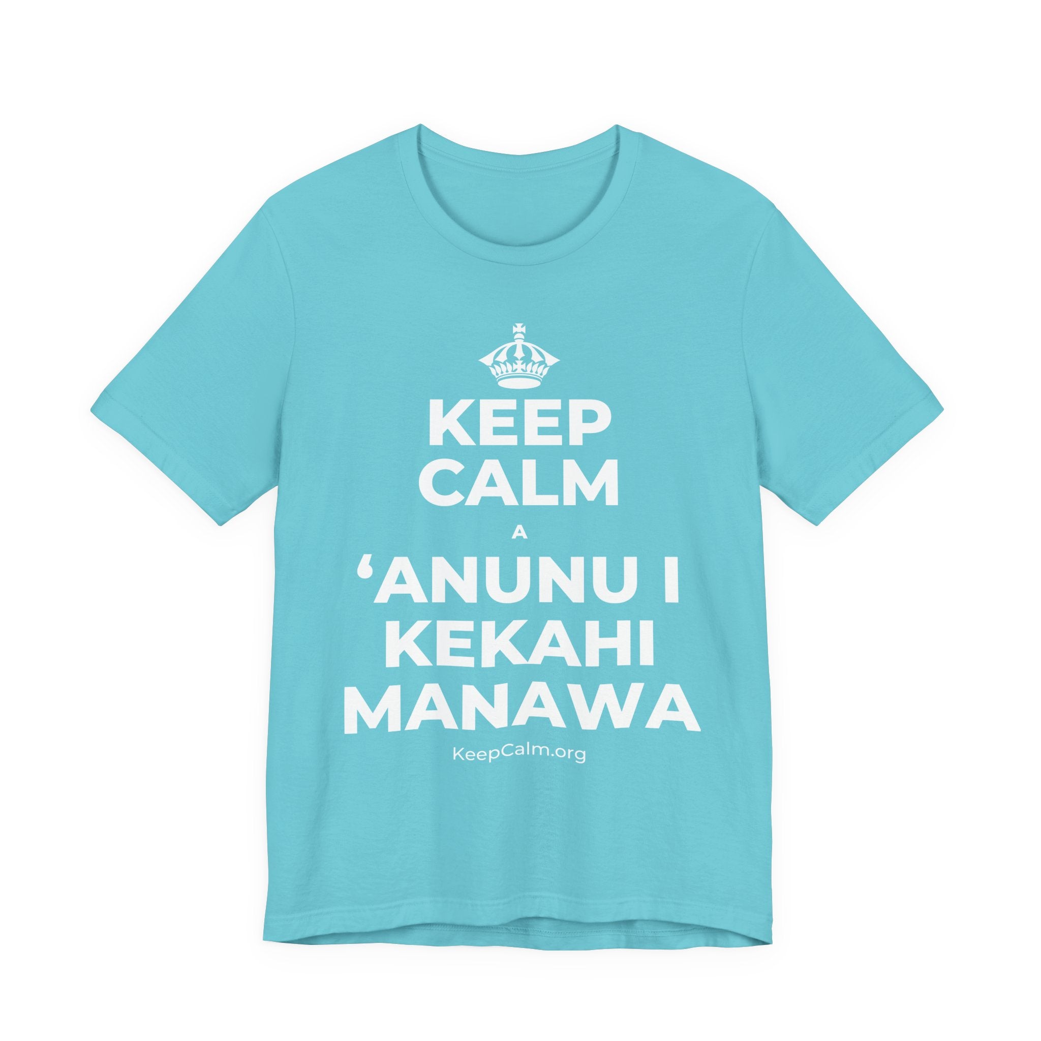 KEEP CALM A ʻANUNU I KEKAHI MANAWA T-Shirt (Soft Cream–Heather Mauve)