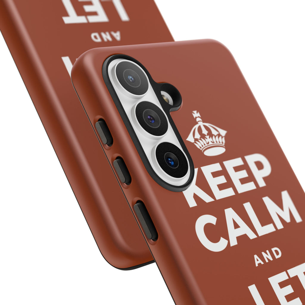 KEEP CALM AND LET PEOPLE HELP Phone Case