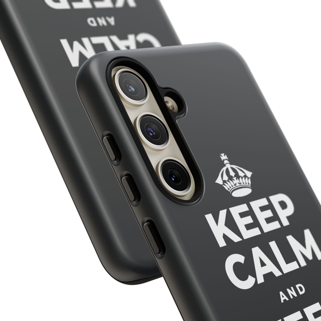 KEEP CALM AND KEEP WINNING Phone Case (Dark)