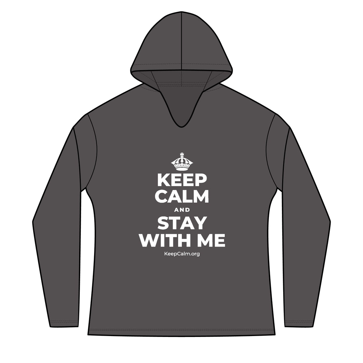 KEEP CALM AND STAY WITH ME Women's Long Sleeve Hoodie