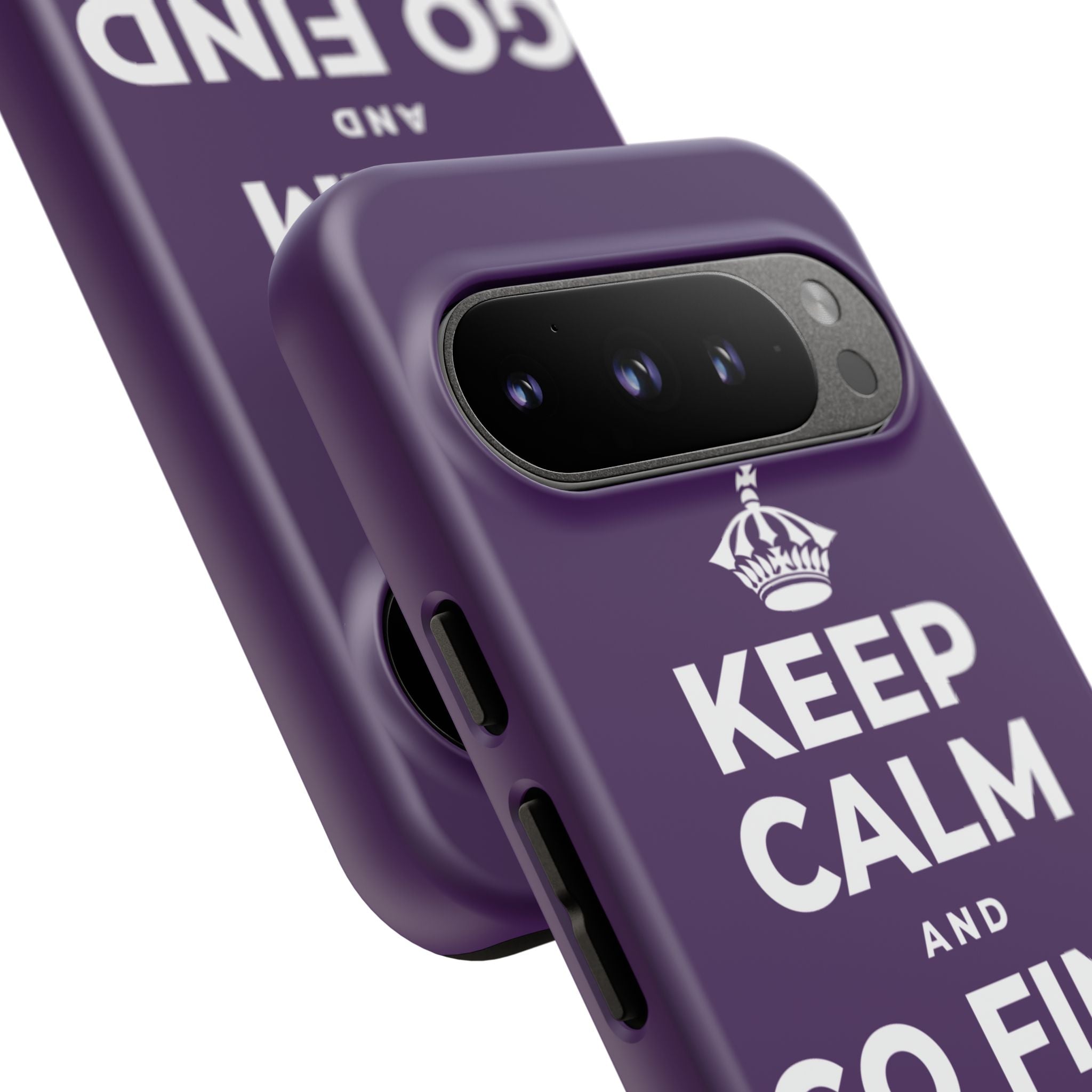 KEEP CALM AND GO FIND NEW SOUNDS Phone Case