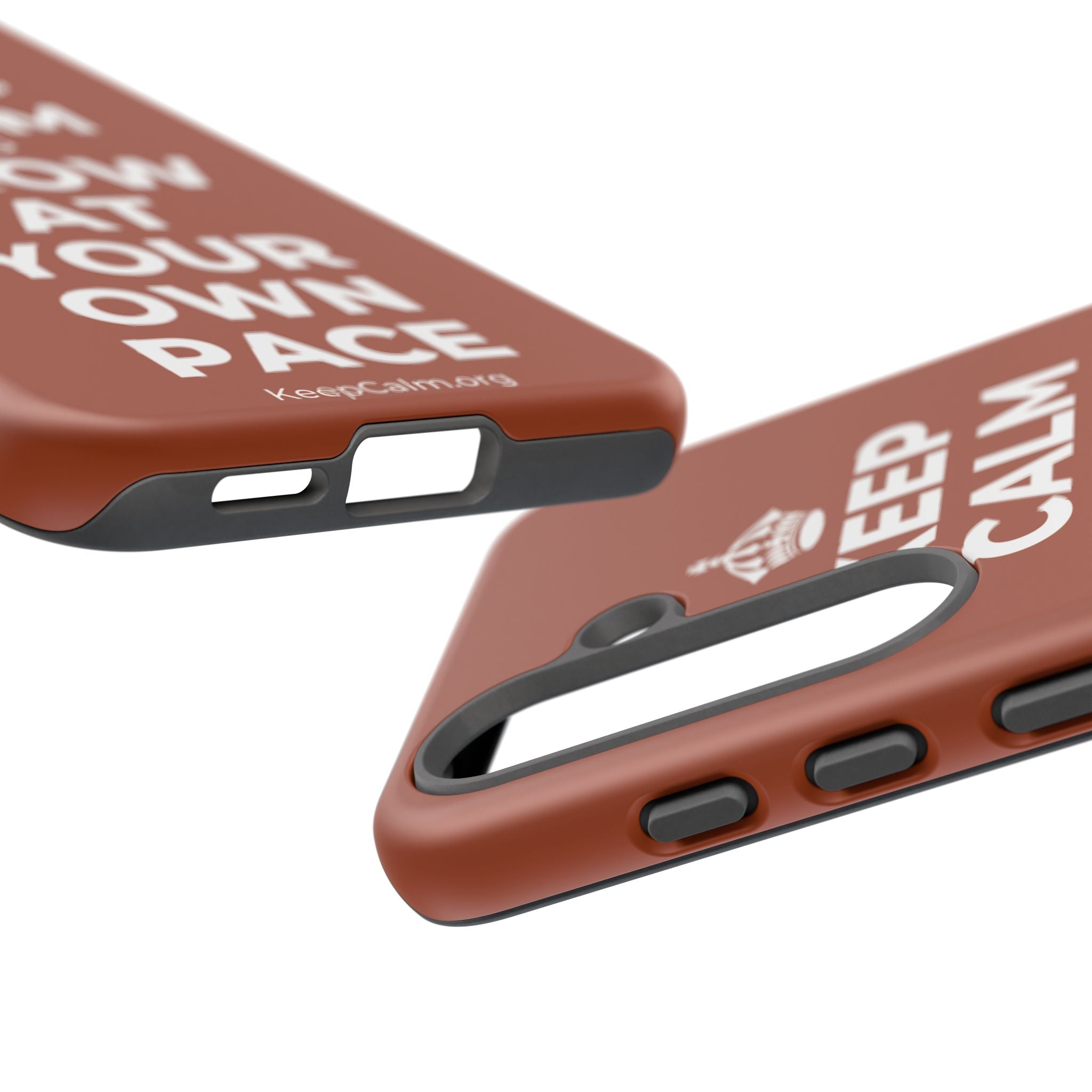 KEEP CALM AND GROW AT YOUR OWN PACE Phone Case