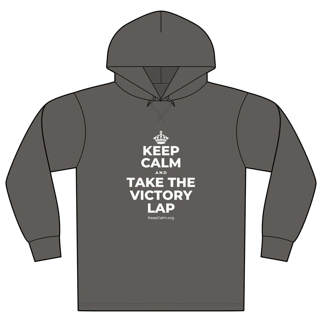 KEEP CALM AND TAKE THE VICTORY LAP Organic Hoodie Tee