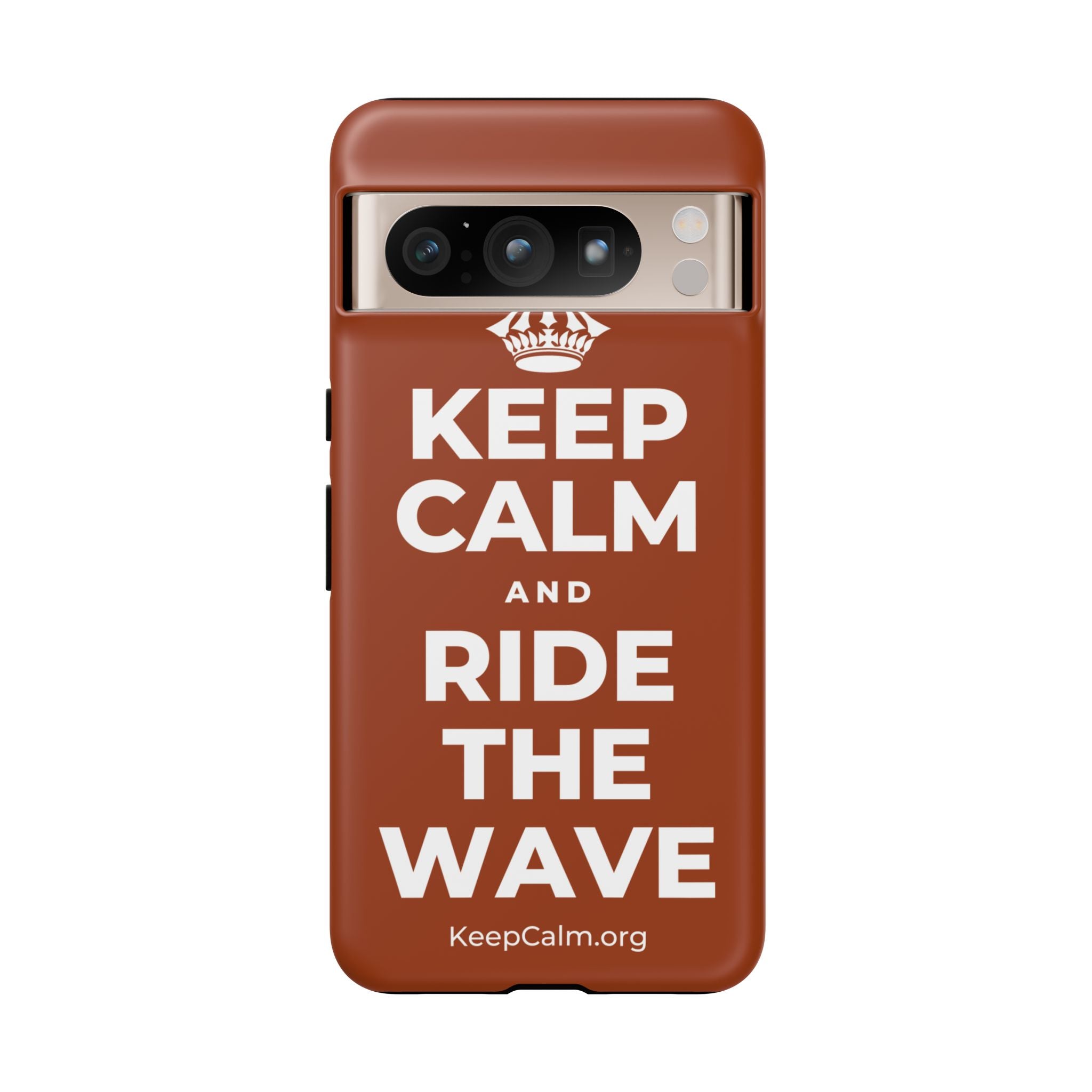 KEEP CALM AND RIDE THE WAVE Phone Case