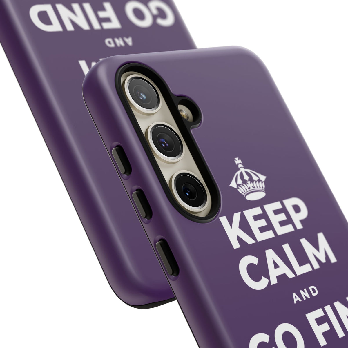 KEEP CALM AND GO FIND NEW SOUNDS Phone Case