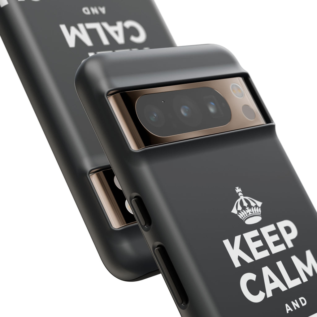KEEP CALM AND UNCLENCH Phone Case (Dark)