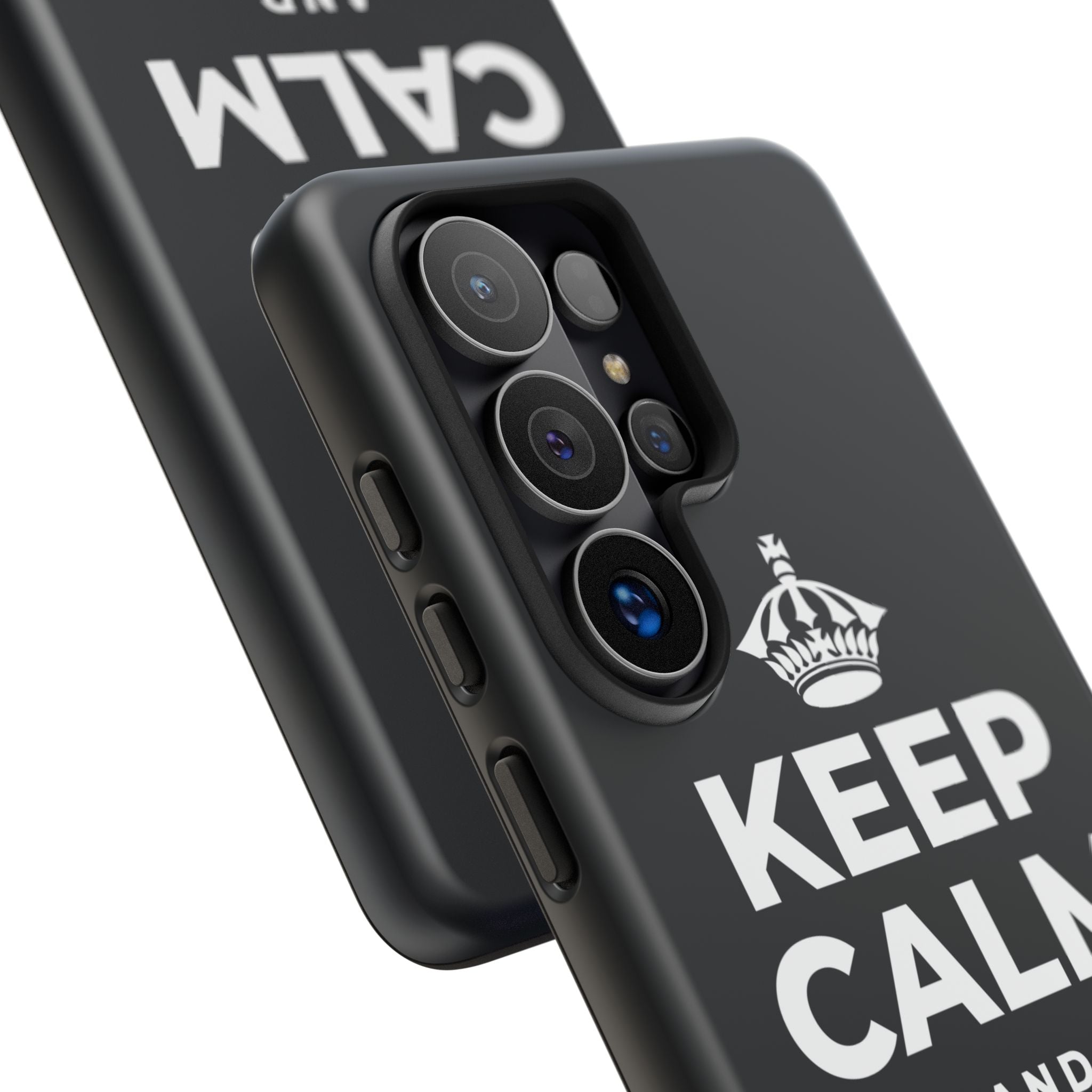 KEEP CALM AND LOCK IN Phone Case (Dark)