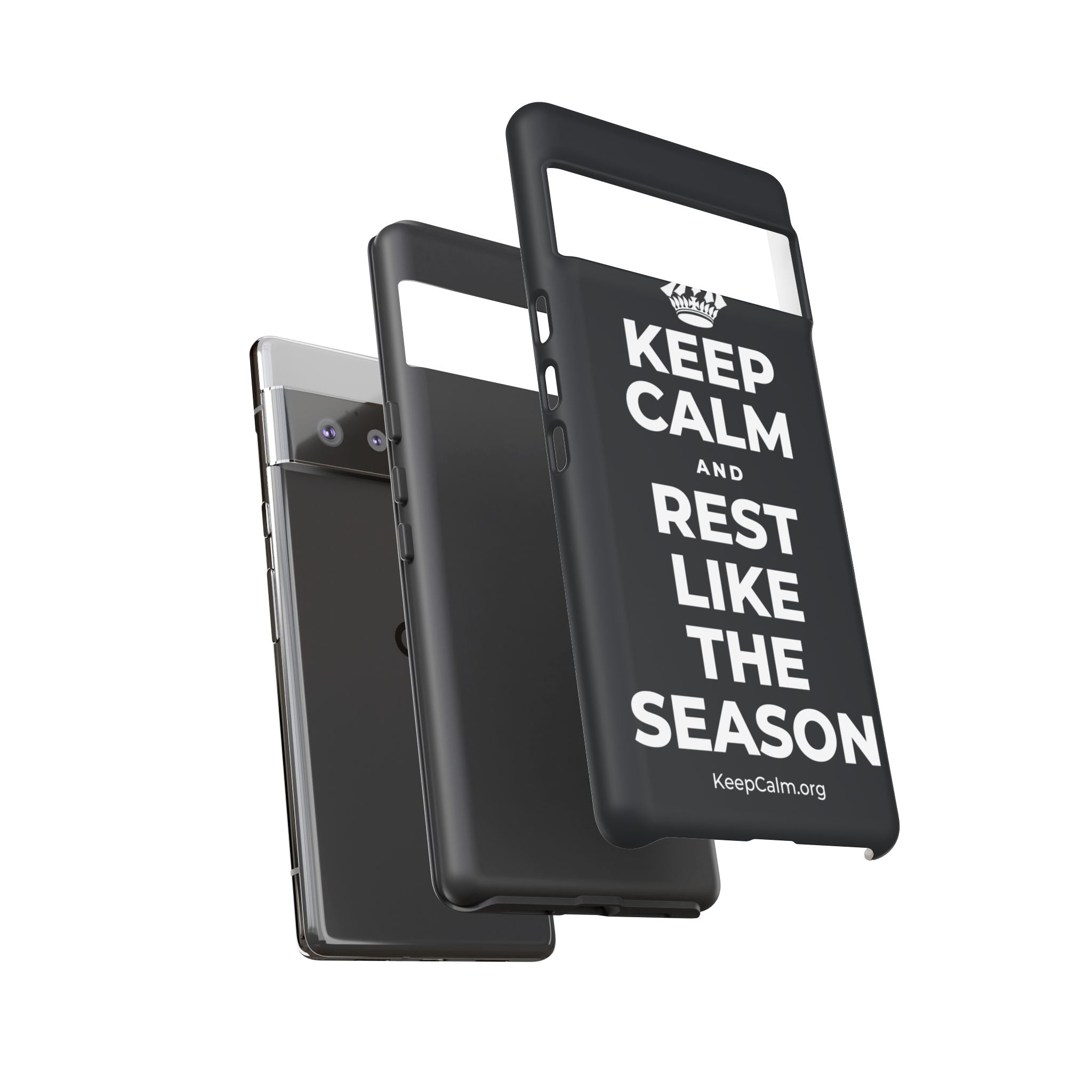 KEEP CALM AND REST LIKE THE SEASON Phone Case (Dark)