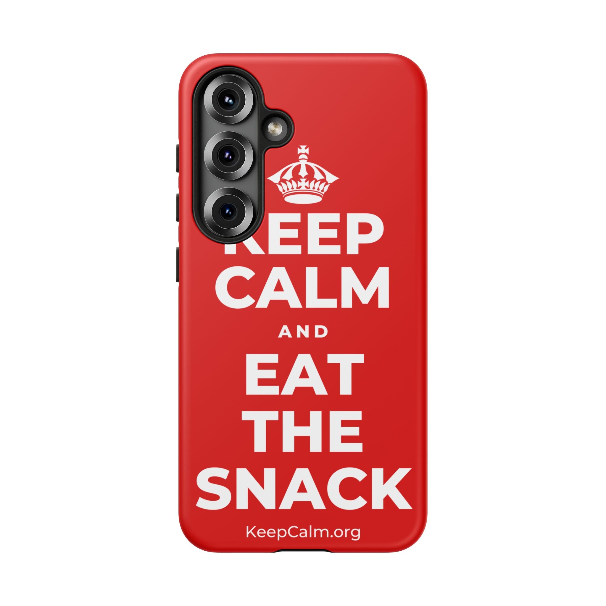 KEEP CALM AND EAT THE SNACK Phone Case