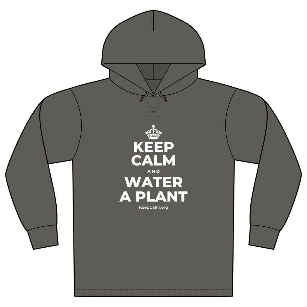 KEEP CALM AND WATER A PLANT Organic Hoodie Tee
