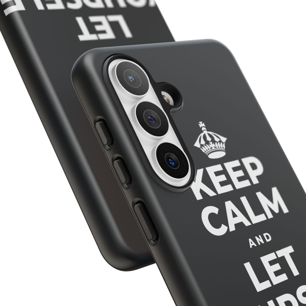 KEEP CALM AND LET YOURSELF SLOW DOWN Phone Case (Dark)