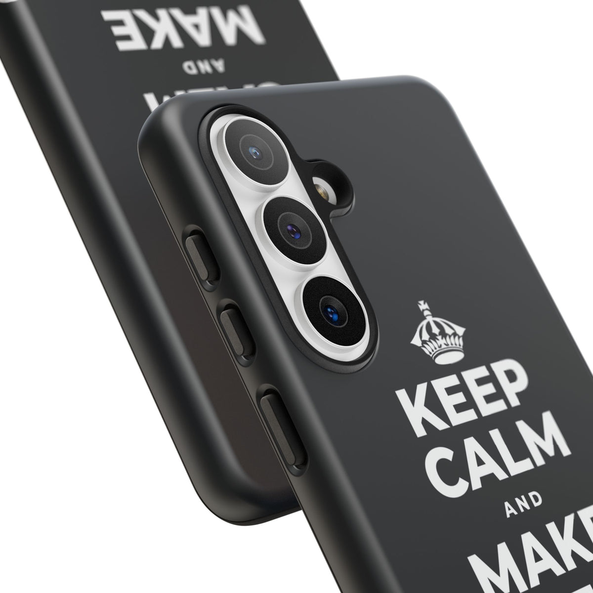 KEEP CALM AND MAKE SOMETHING TODAY Phone Case (Dark)