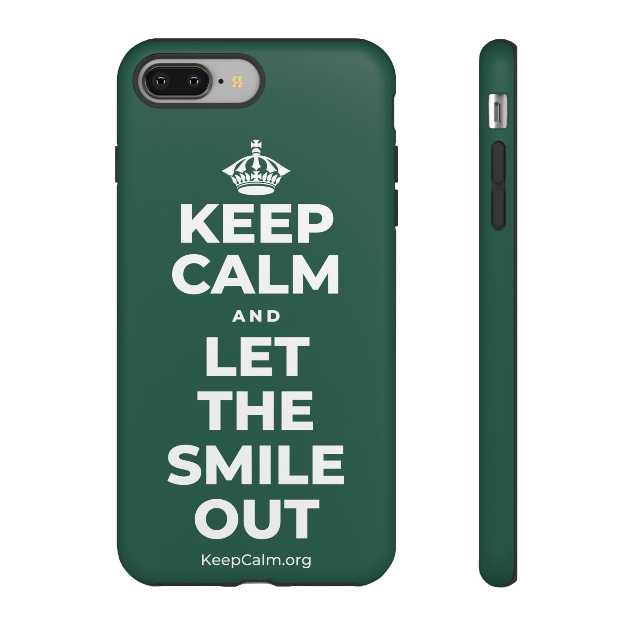 KEEP CALM AND LET THE SMILE OUT Phone Case