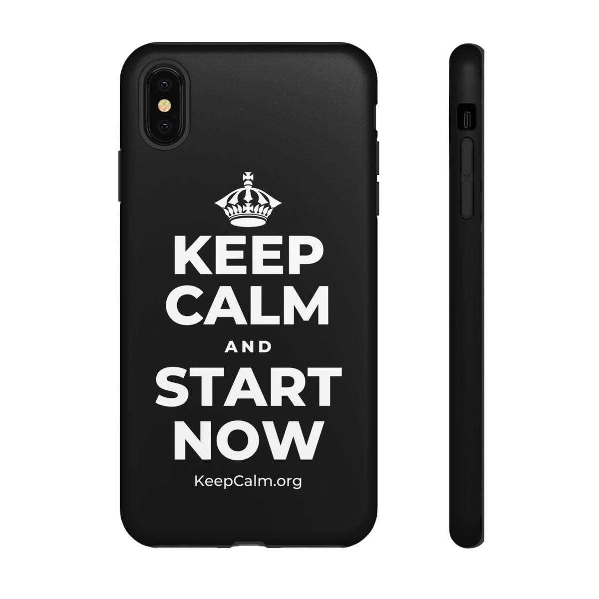 KEEP CALM AND START NOW Phone Case