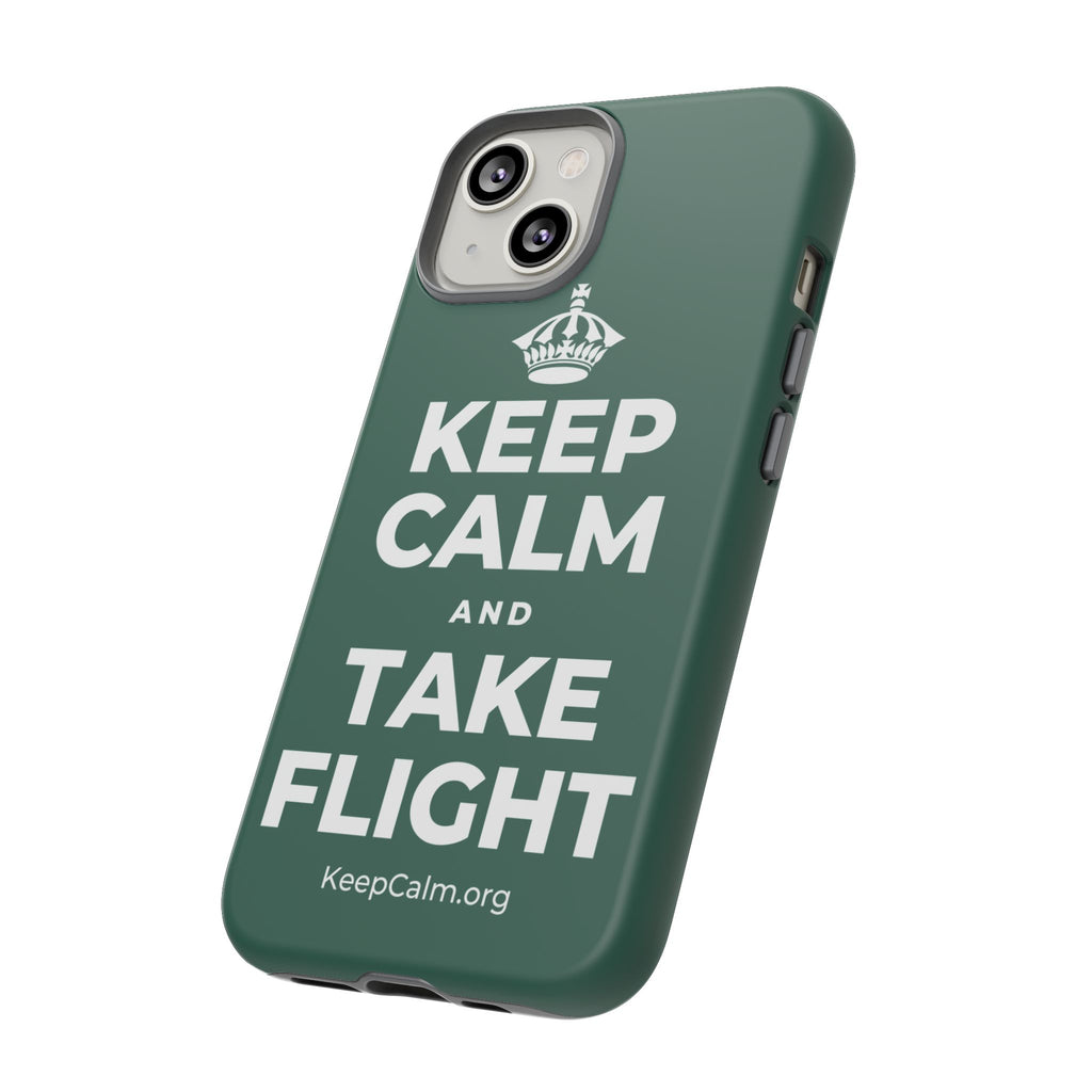 KEEP CALM AND TAKE FLIGHT Phone Case