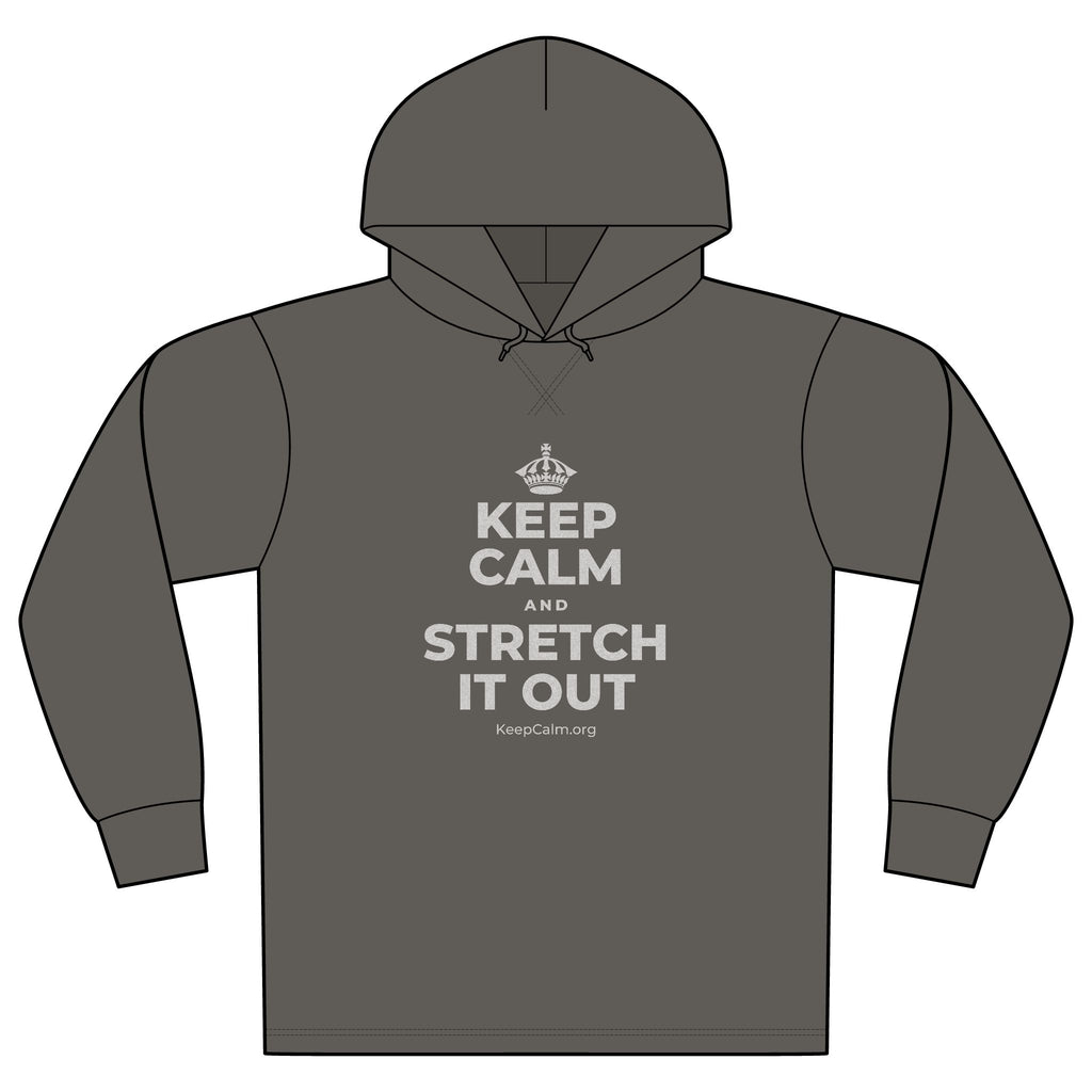 KEEP CALM AND STRETCH IT OUT Organic Hoodie Tee