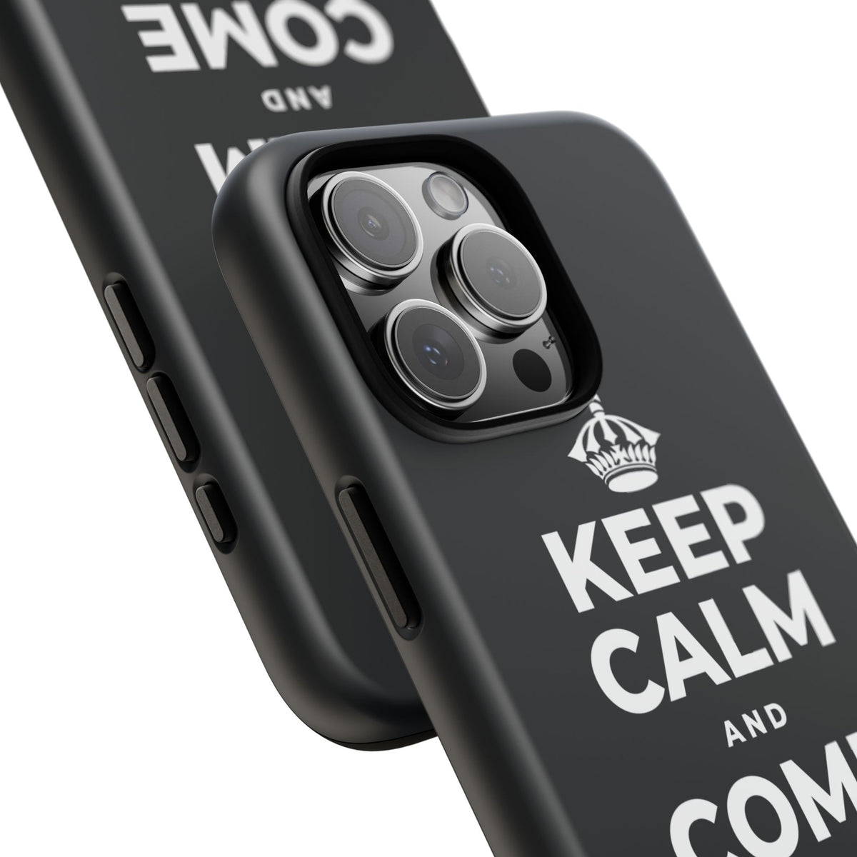 KEEP CALM AND COME HOME TO YOURSELF Phone Case (Dark)