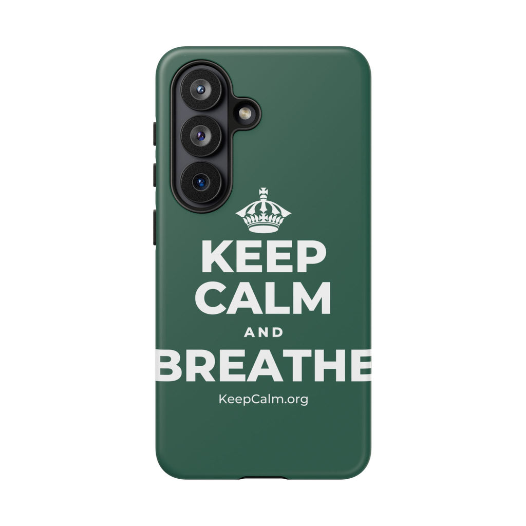 KEEP CALM AND BREATHE Phone Case