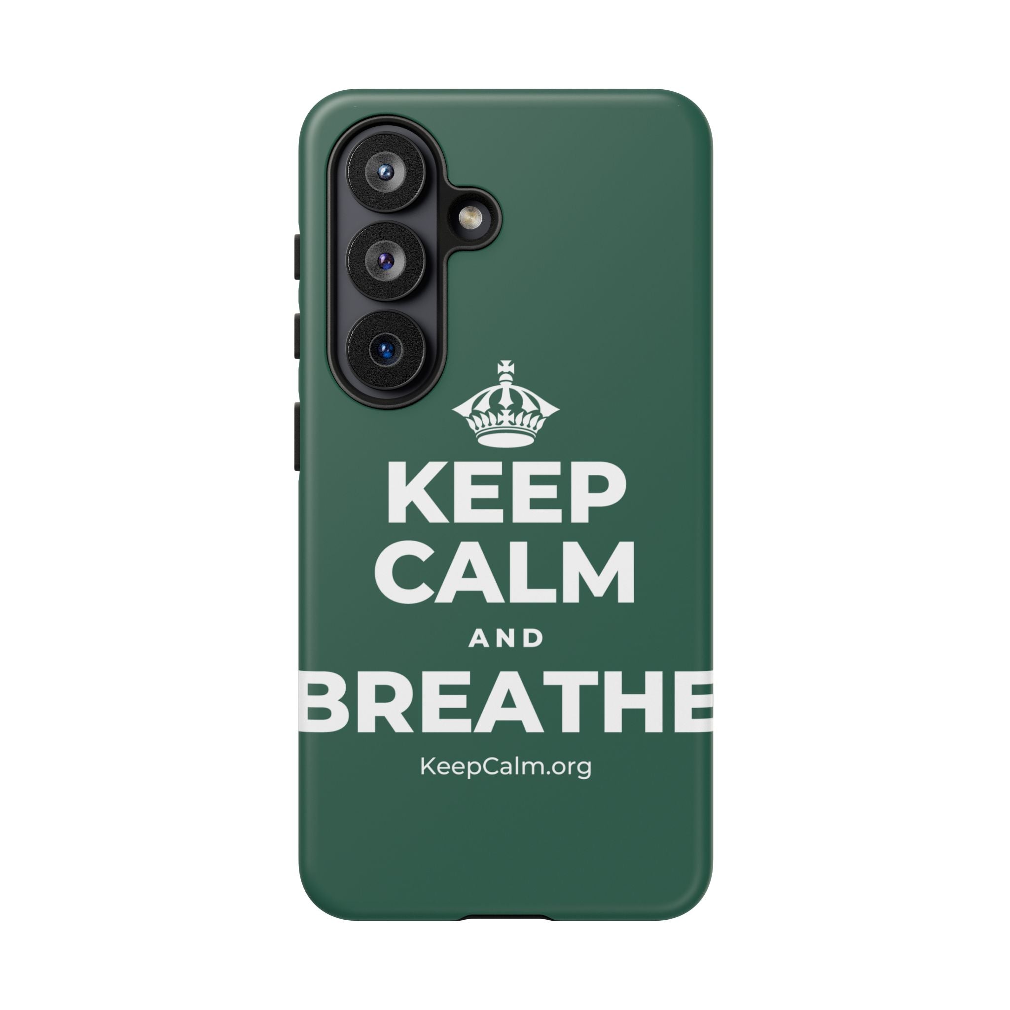 KEEP CALM AND BREATHE Phone Case