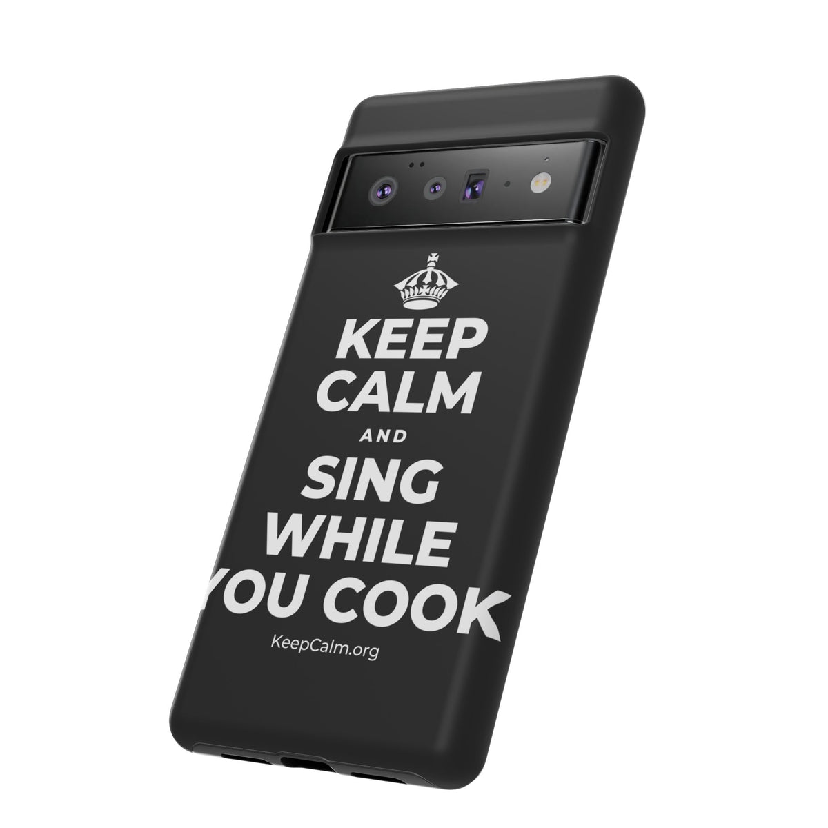 KEEP CALM AND SING WHILE YOU COOK Phone Case