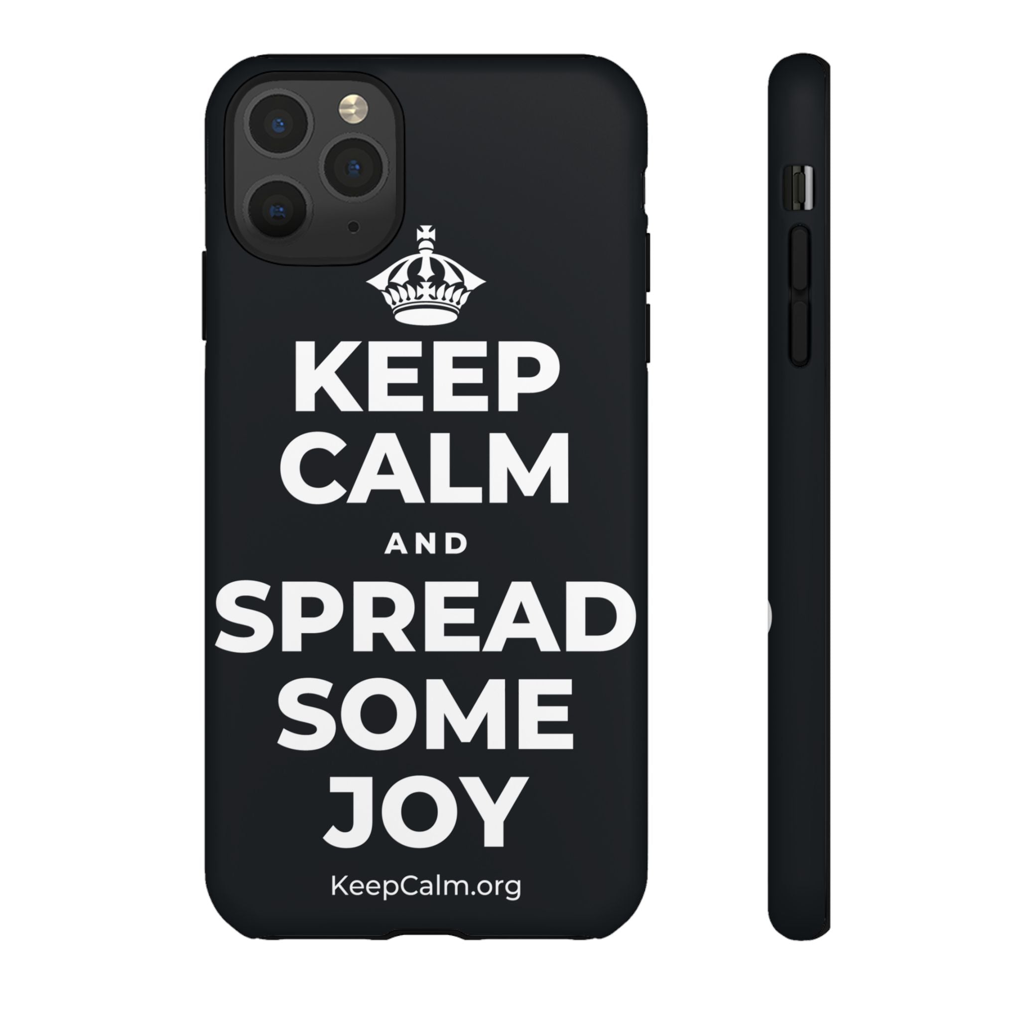 KEEP CALM AND SPREAD SOME JOY Phone Case (Dark)