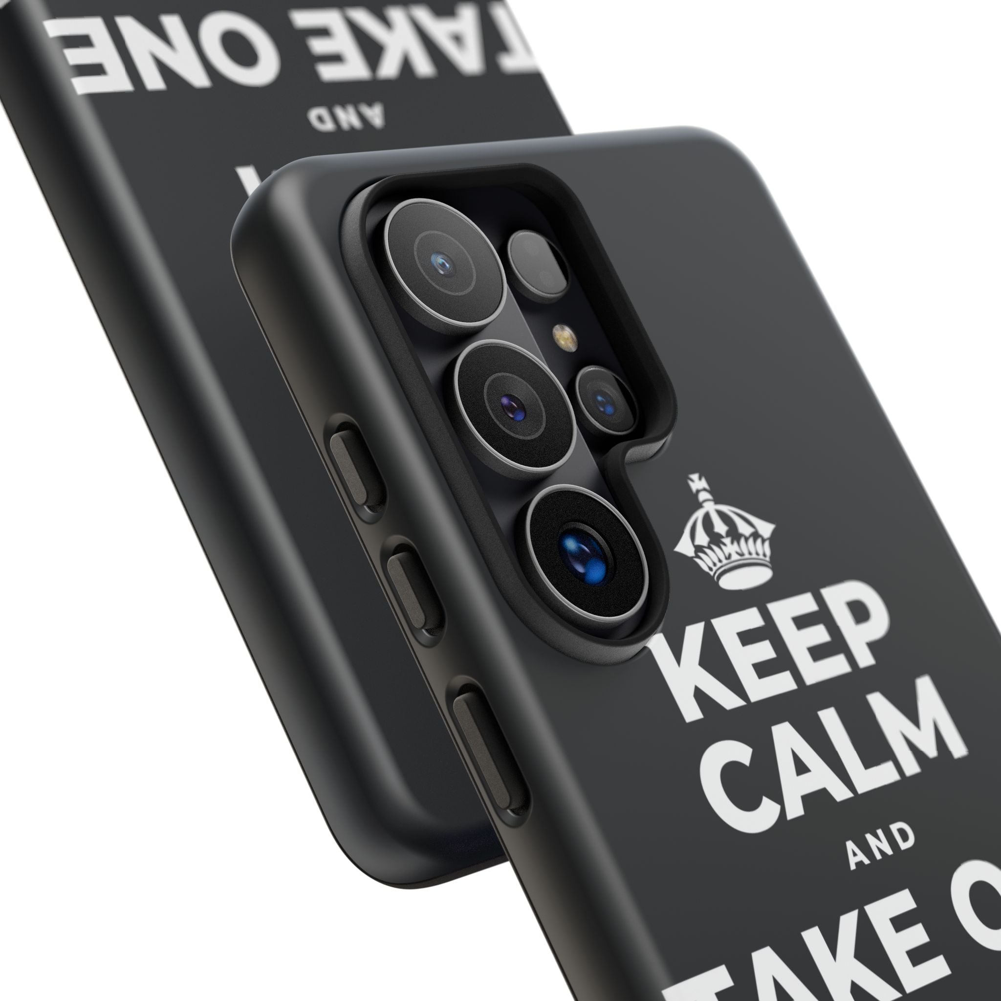 KEEP CALM AND TAKE ONE GOOD DAY AT A TIME Phone Case (Dark)