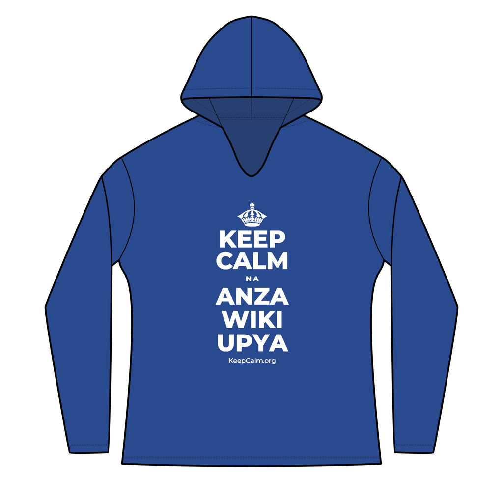 KEEP CALM NA ANZA WIKI UPYA Women's Long Sleeve Hoodie
