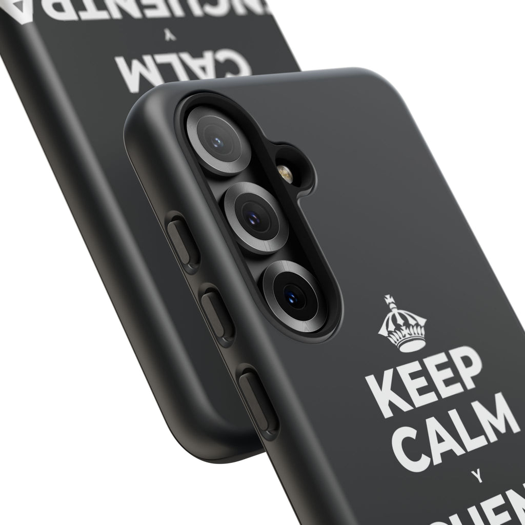 KEEP CALM Y ENCUENTRA TU CENTRO Phone Case (Dark)