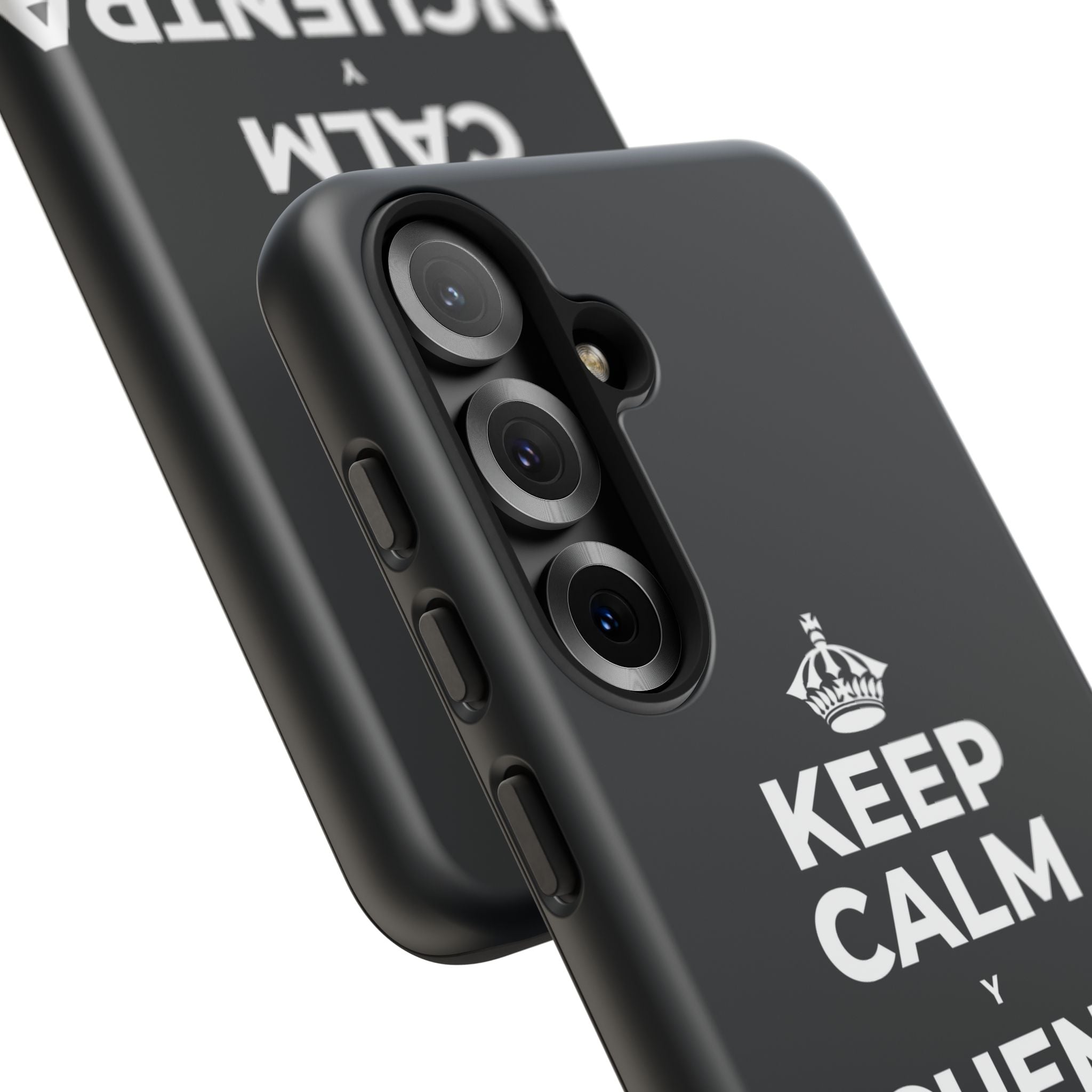 KEEP CALM Y ENCUENTRA TU CENTRO Phone Case (Dark)