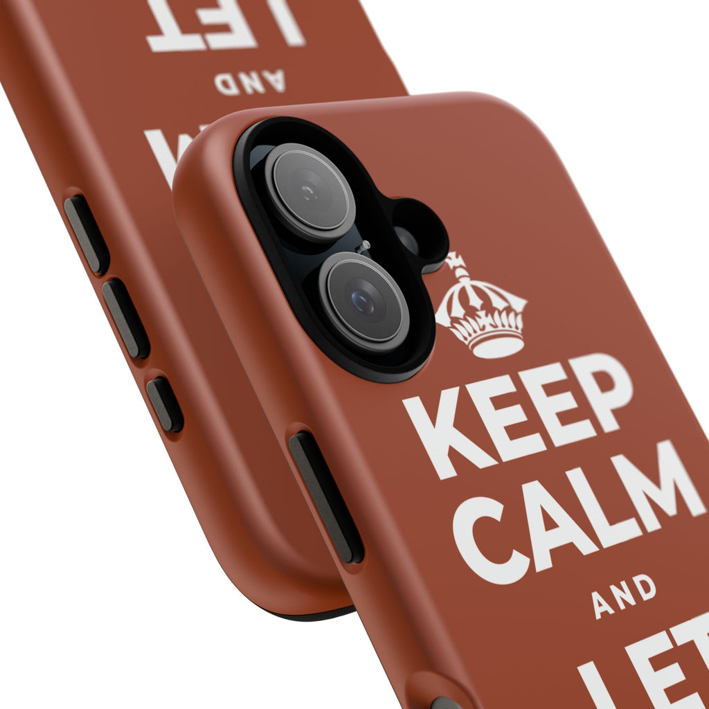 KEEP CALM AND LET PEOPLE HELP Phone Case