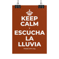 KEEP CALM Y ESCUCHA LA LLUVIA Poster